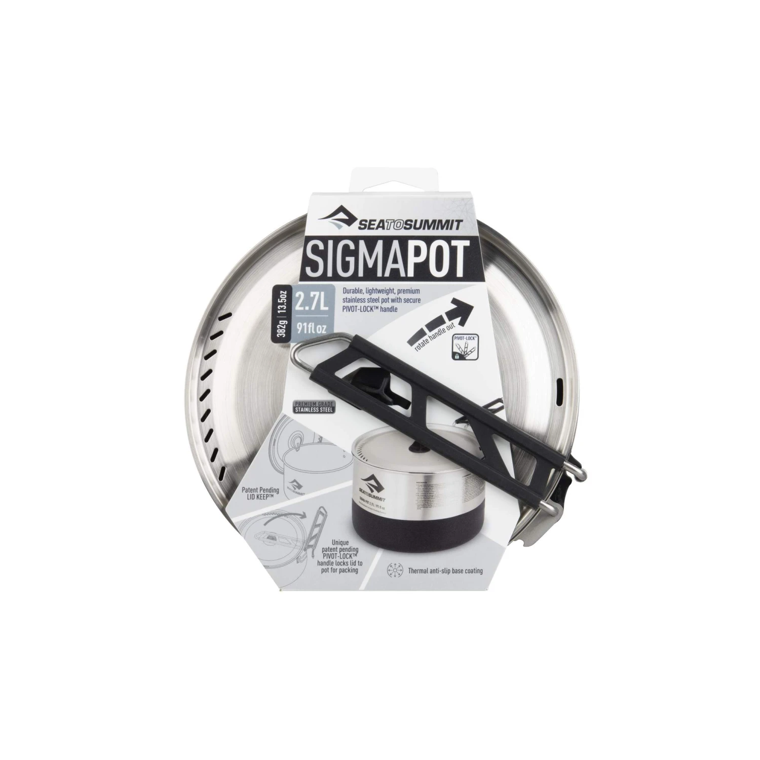 Sea To Summit SIGMA POT 2.7 LITER - Campinggeschirr 5 Sea To Summit SIGMA POT 2.7 LITER - Campinggeschirr – Bild 5