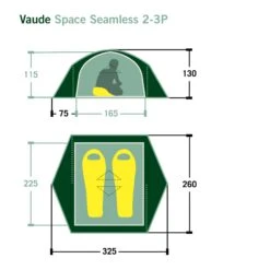 VAUDE SPACE SEAMLESS 2-3P - Kuppelzelt -Primus Verkaufsgeschäft 5637736449 dvmemuc space seamless 23p vaude 24