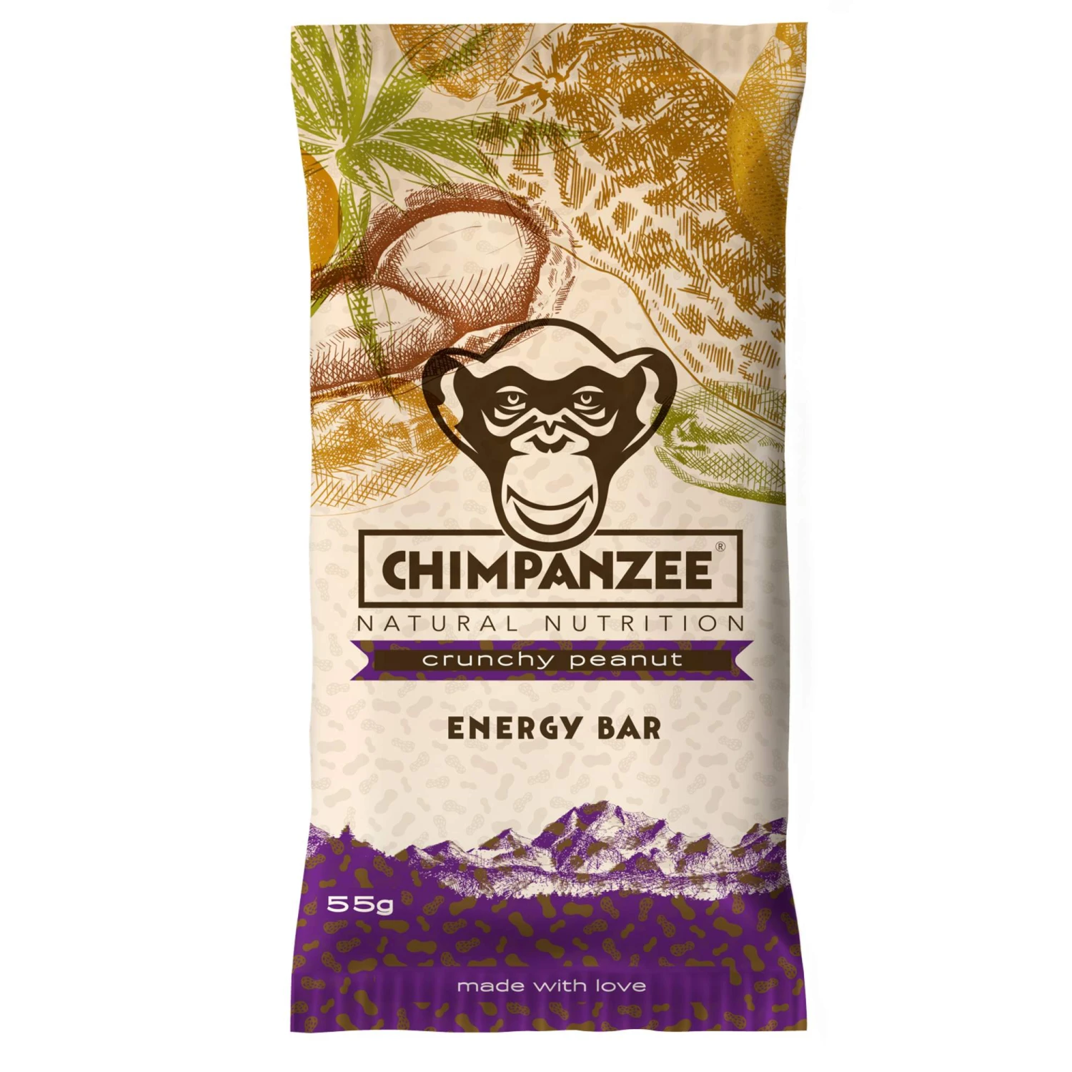 Chimpanzee ENERGYBAR CRUNCHY PEANUT - Müsliriegel 1 Chimpanzee ENERGYBAR CRUNCHY PEANUT - Müsliriegel