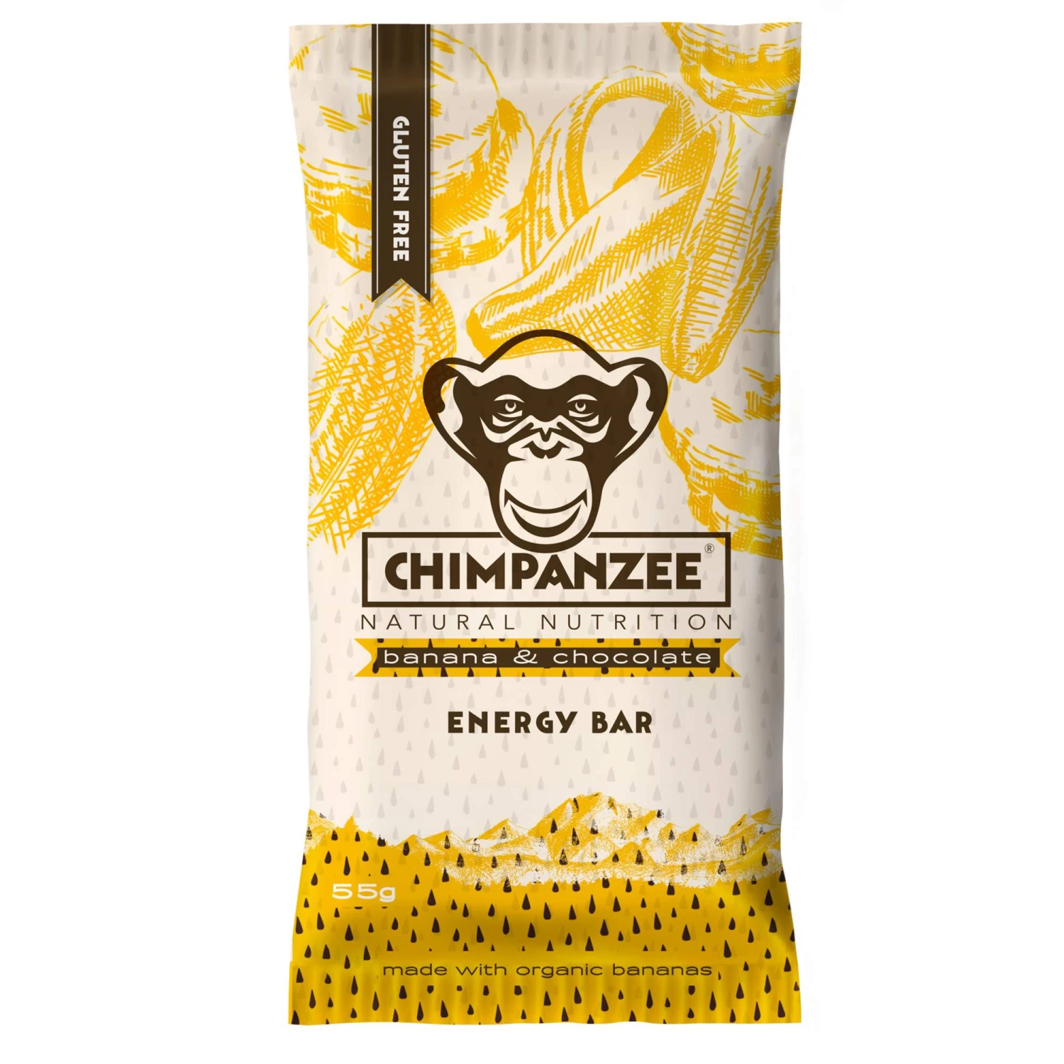 Chimpanzee ENERGYBAR BANANA & CHOCOLATE - Müsliriegel 1 Chimpanzee ENERGYBAR BANANA & CHOCOLATE - Müsliriegel