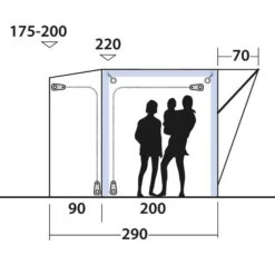 Outwell PARKVILLE 200SA - Busvorzelt 26 Outwell PARKVILLE 200SA - Busvorzelt -Primus Verkaufsgeschäft 5638031663 m parkville 200sa outwell 24